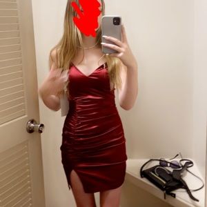 Short Red Homecoming Dress